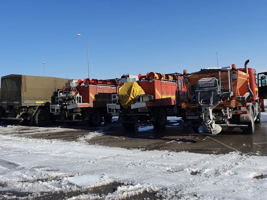 La UME reforzará los trabajos de retirada de nieve en Alcobendas La UME reforzará los trabajos de retirada de nieve en Alcobendas