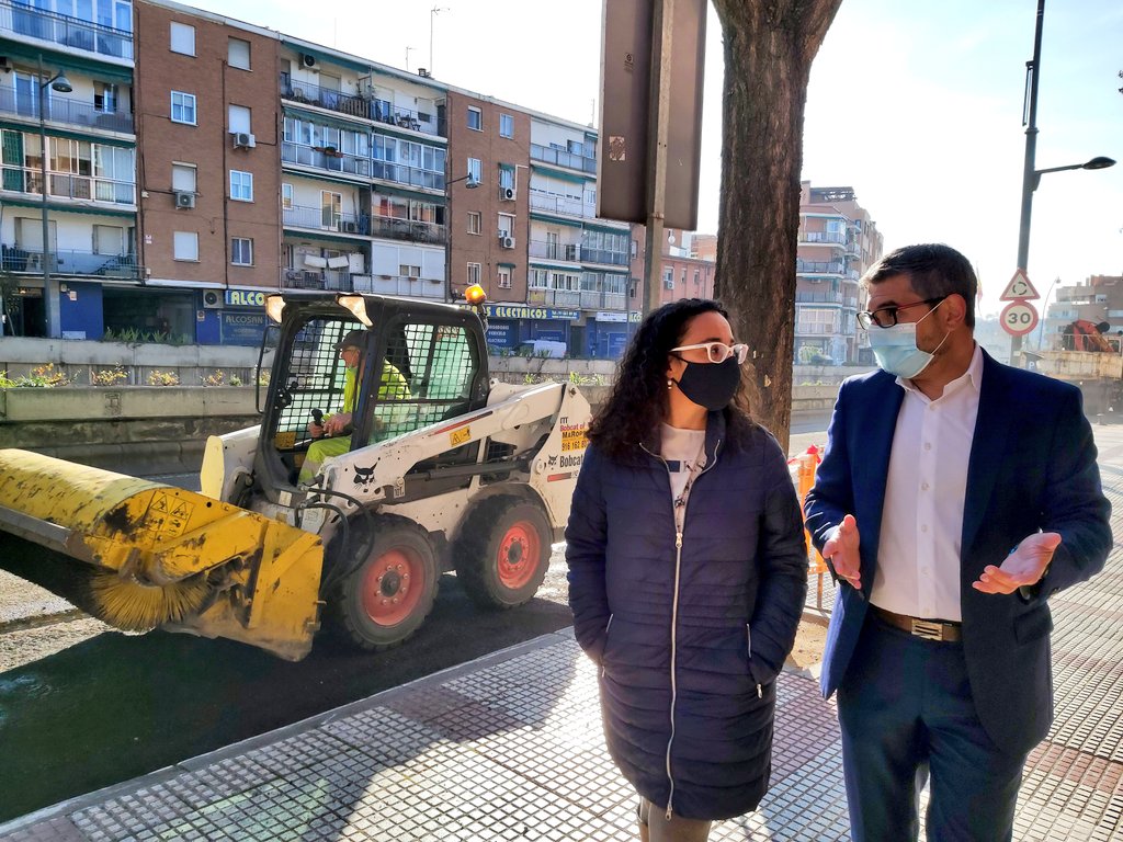 Comienza el asfaltado de los viales más afectados por la borrasca ‘Filomena’ Comienza el asfaltado de los viales más afectados por la borrasca ‘Filomena’