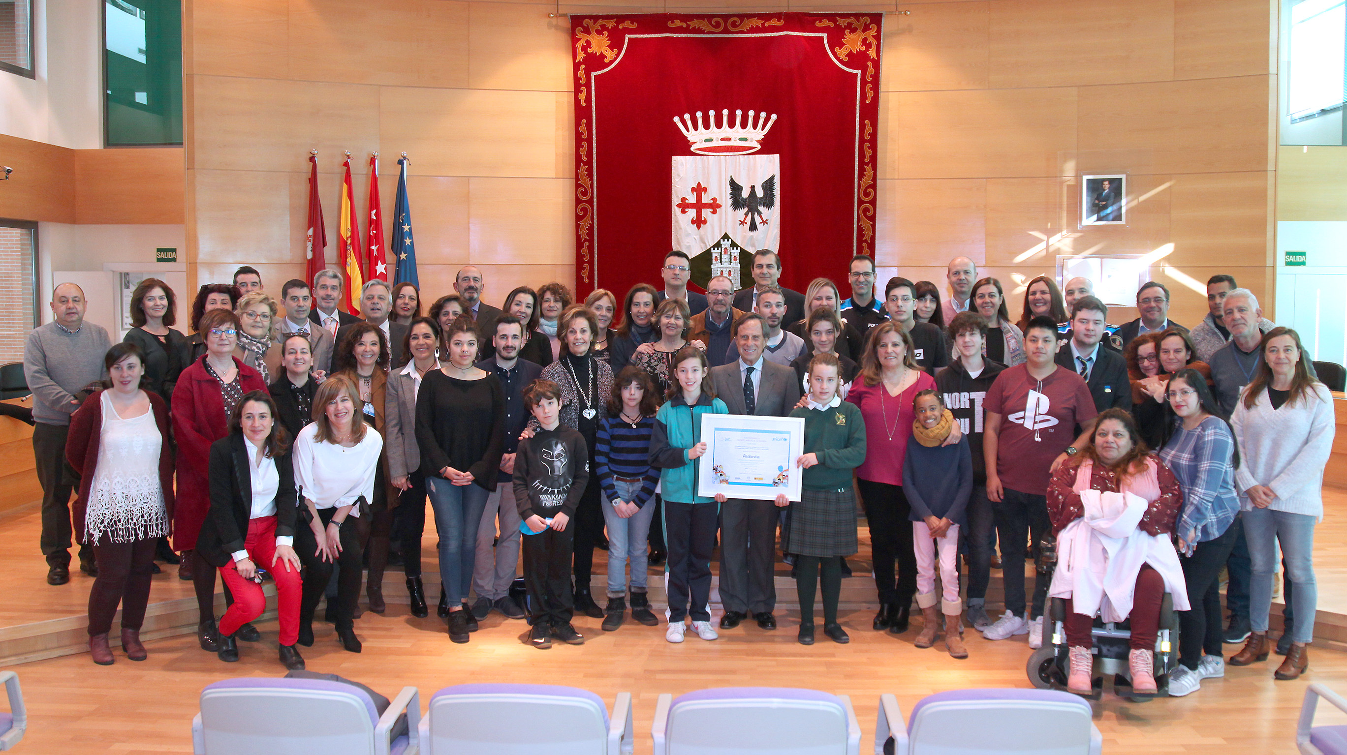 Alcobendas renueva el sello como Ciudad Amiga de la Infancia de UNICEF con Mención de Excelencia Alcobendas renueva el sello como Ciudad Amiga de la Infancia de UNICEF con Mención de Excelencia