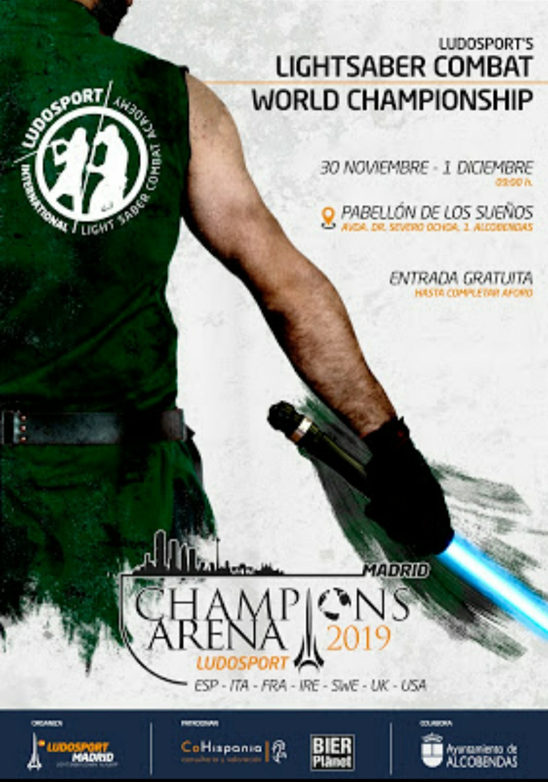 Este fin de semana: Alcobendas acoge el Campeonato del Mundo de lucha con espada láser Este fin de semana: Alcobendas acoge el Campeonato del Mundo de lucha con espada láser