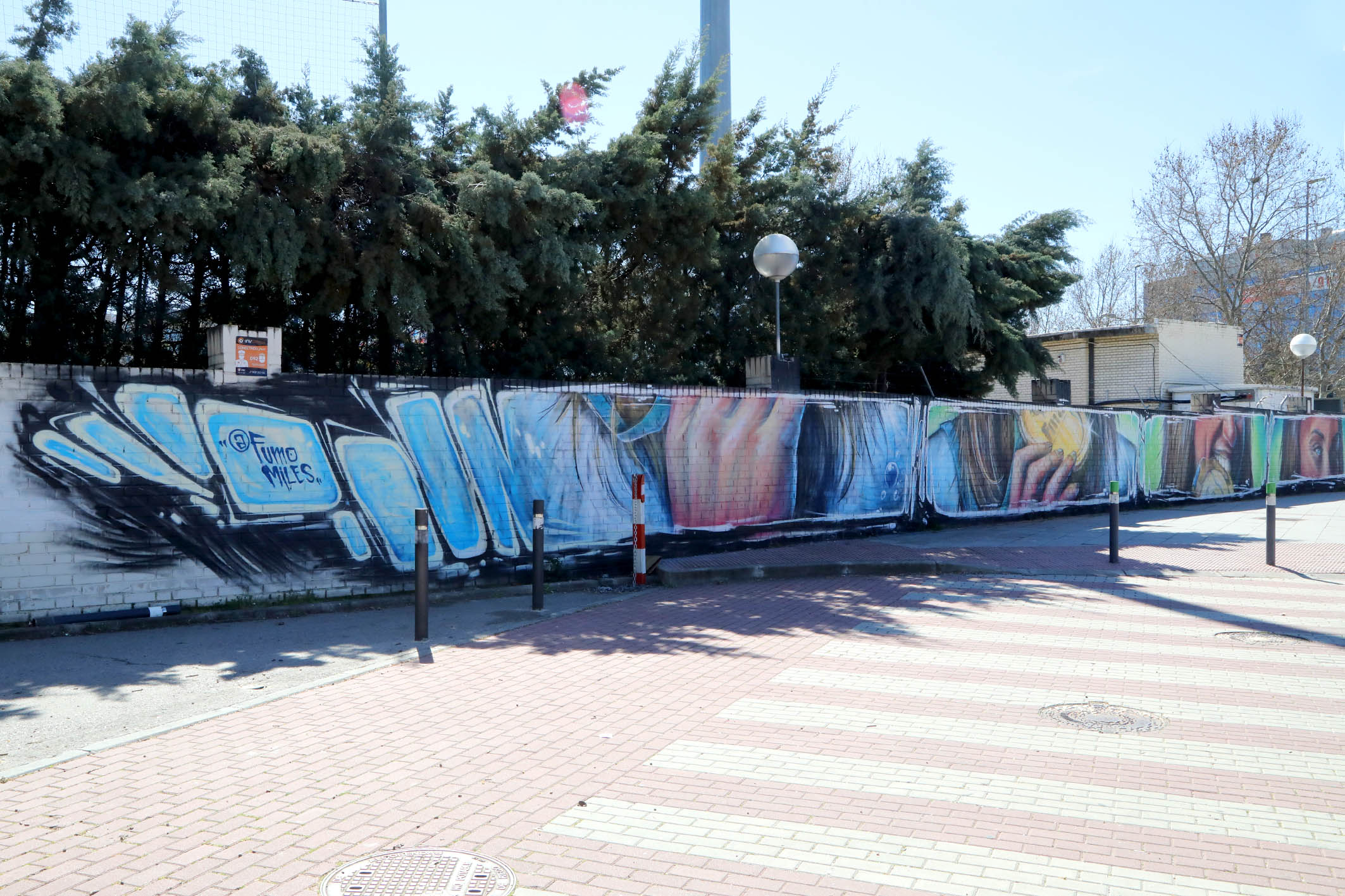 Un grafiti con la imagen de la campeona olímpica Mireia Belmonte pone en valor el deporte en igualdad Un grafiti con la imagen de la campeona olímpica Mireia Belmonte pone en valor el deporte en igualdad