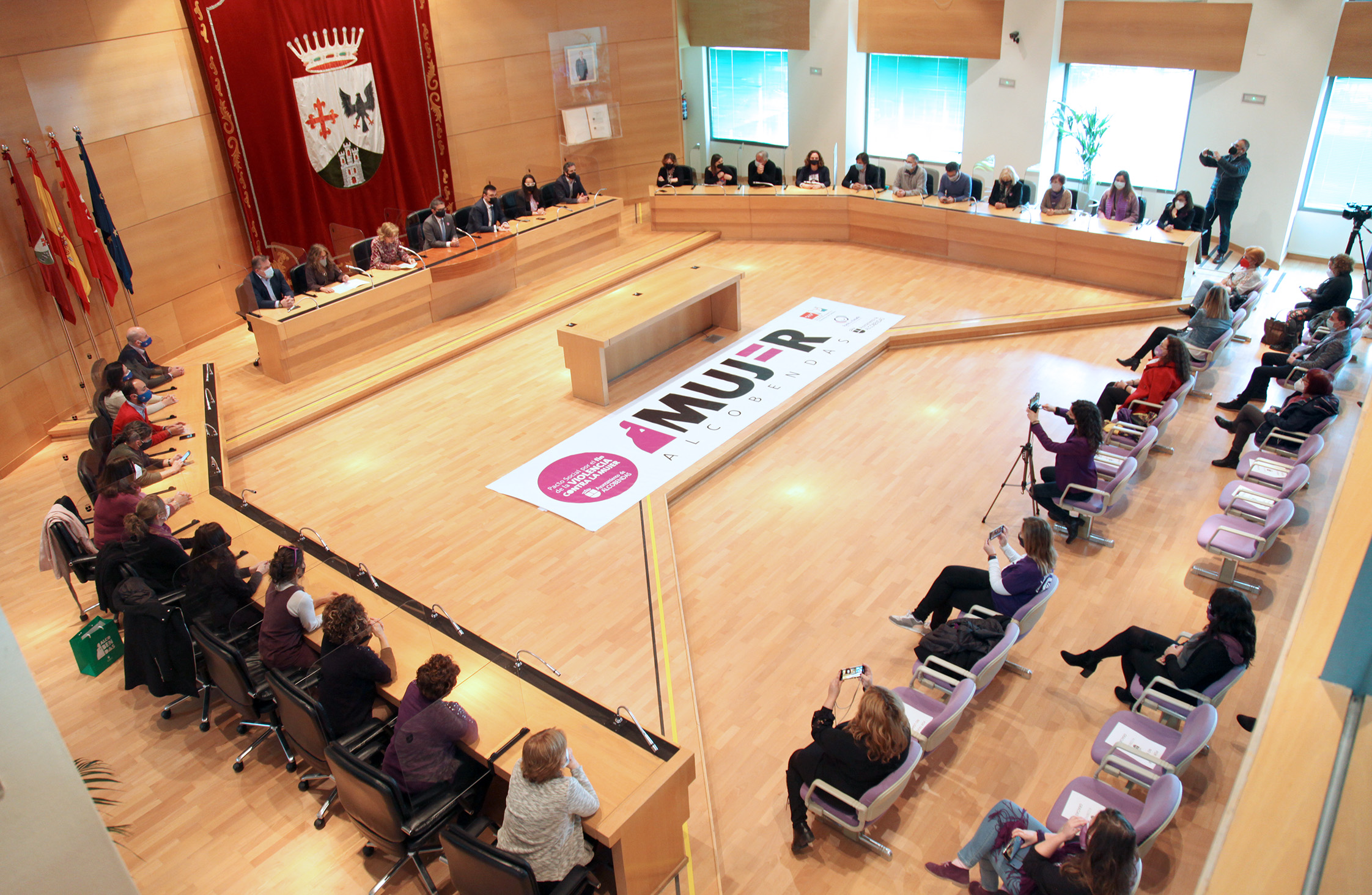 Lectura del manifiesto de Alcobendas con motivo del Día Internacional de la Mujer Lectura del manifiesto de Alcobendas con motivo del Día Internacional de la Mujer