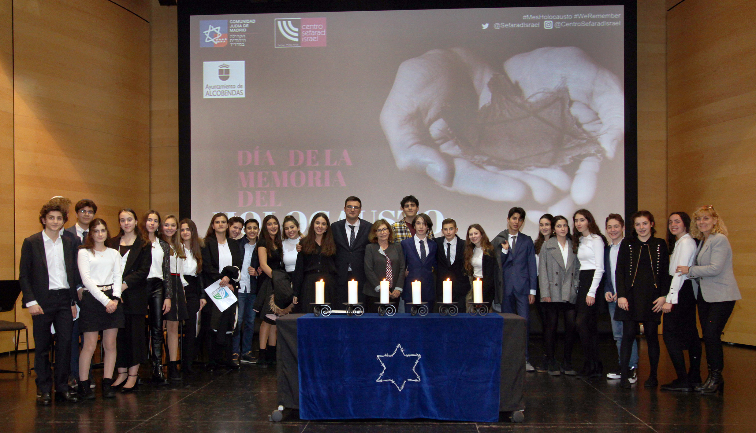 Alcobendas mantiene viva la memoria del Holocausto y el recuerdo de todas sus víctimas Alcobendas mantiene viva la memoria del Holocausto y el recuerdo de todas sus víctimas