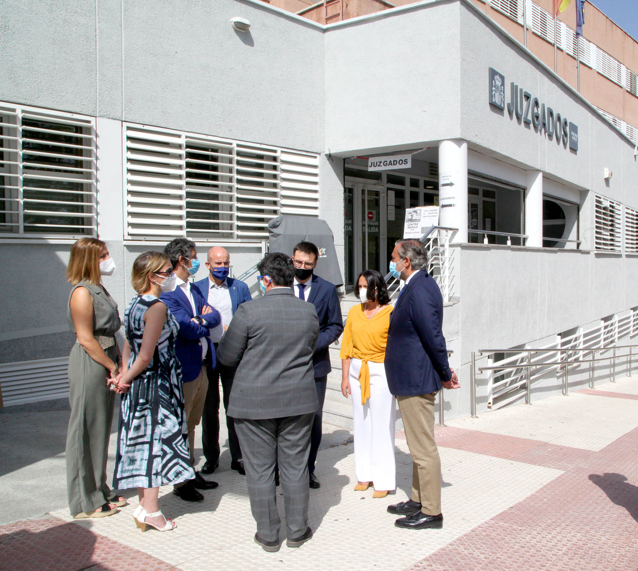 El Consejero de Justicia visitó la sede el Partido Judicial de Alcobendas El Consejero de Justicia visitó la sede el Partido Judicial de Alcobendas