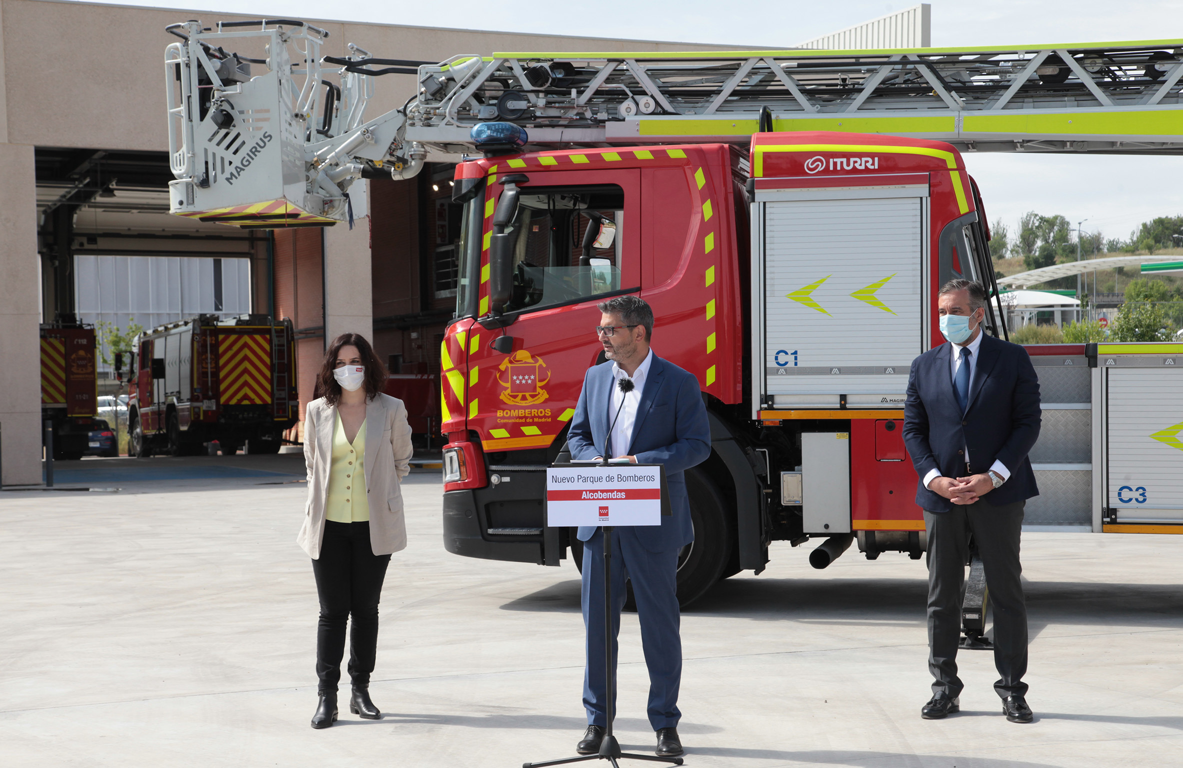 El nuevo parque de bomberos de Alcobendas es uno de los más modernos y amplios de la región El nuevo parque de bomberos de Alcobendas es uno de los más modernos y amplios de la región