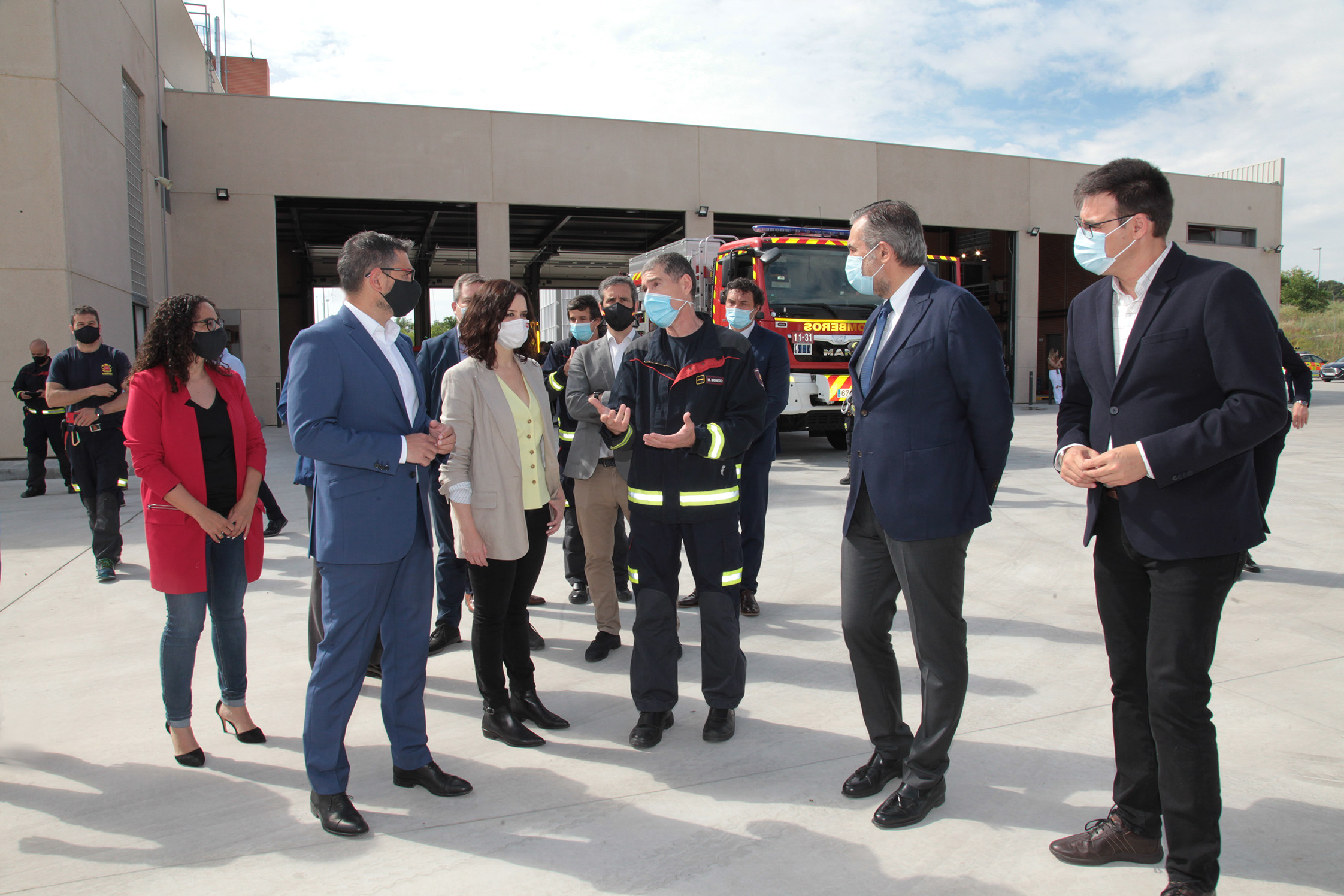 El nuevo parque de bomberos de Alcobendas es uno de los más modernos y amplios de la región El nuevo parque de bomberos de Alcobendas es uno de los más modernos y amplios de la región