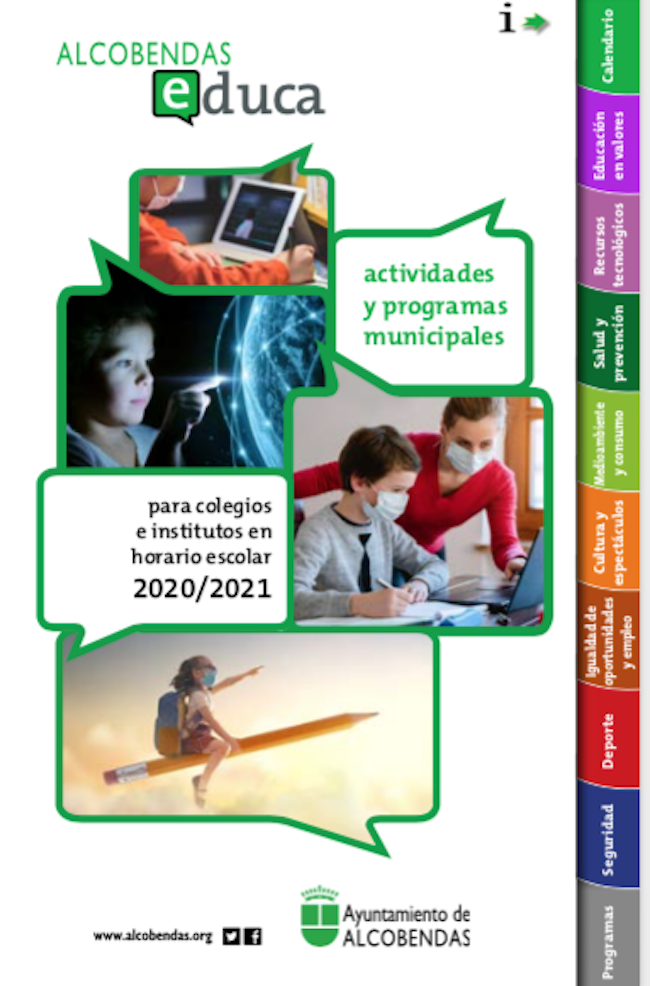 Alcobendas organiza para sus colegios e institutos actividades y programas en horario escolar Alcobendas organiza para sus colegios e institutos actividades y programas en horario escolar