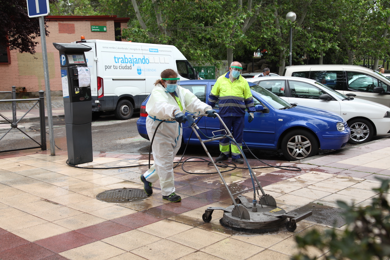 Alcobendas incorpora tres máquinas hidrolimpiadoras para garantizar la limpieza en las calles Alcobendas incorpora tres máquinas hidrolimpiadoras para garantizar la limpieza en las calles