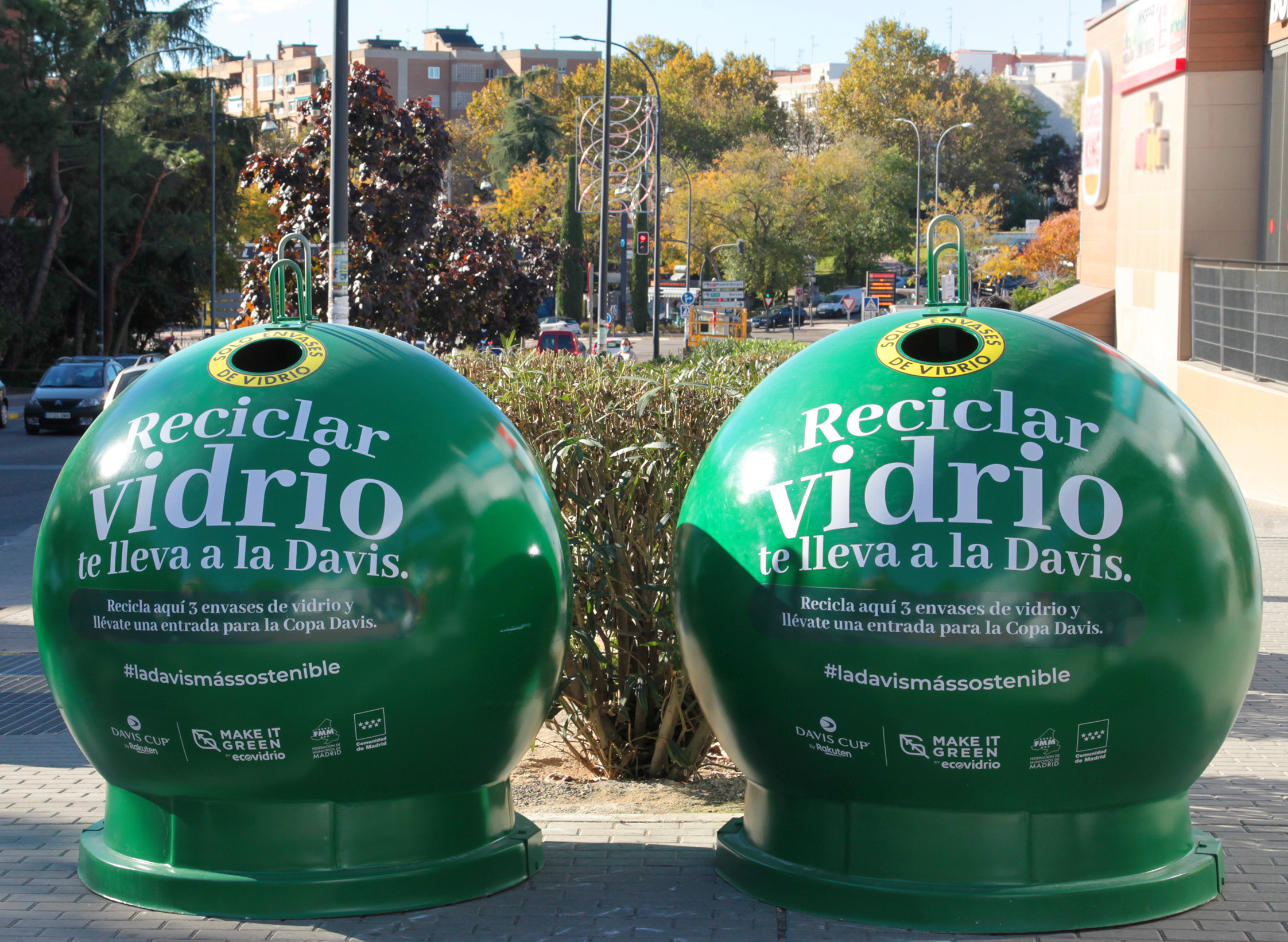 Reciclaje vidrio Copa Davis 2