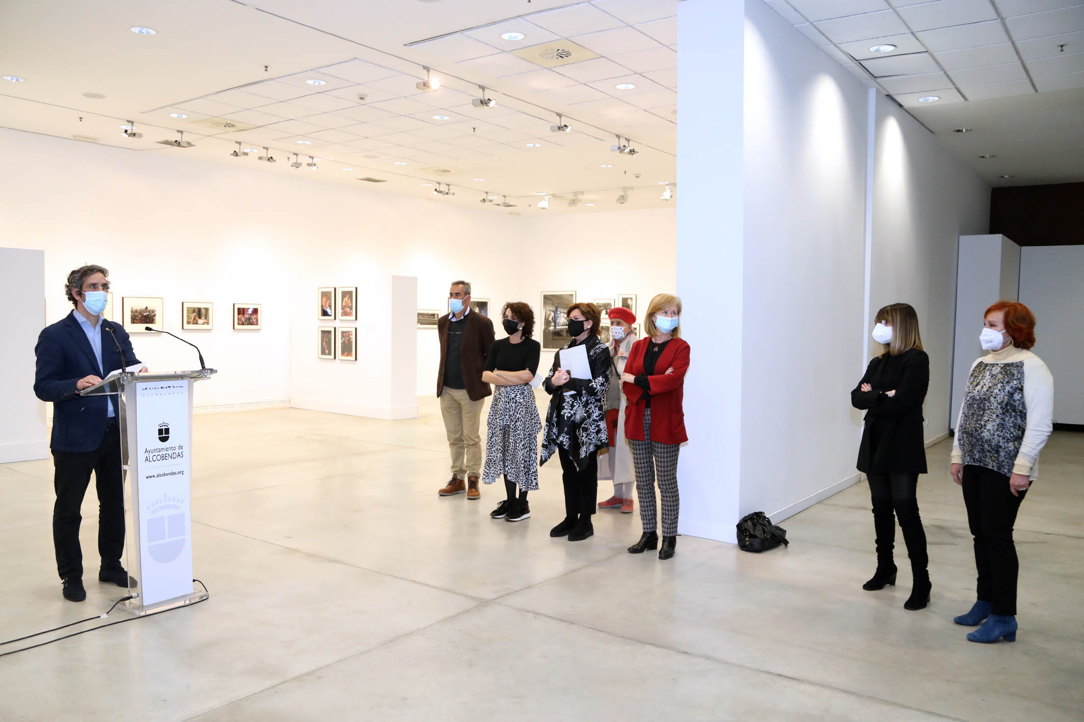 Intervención del alcalde en la apertura de la exposición 'Cinco Miradas'
