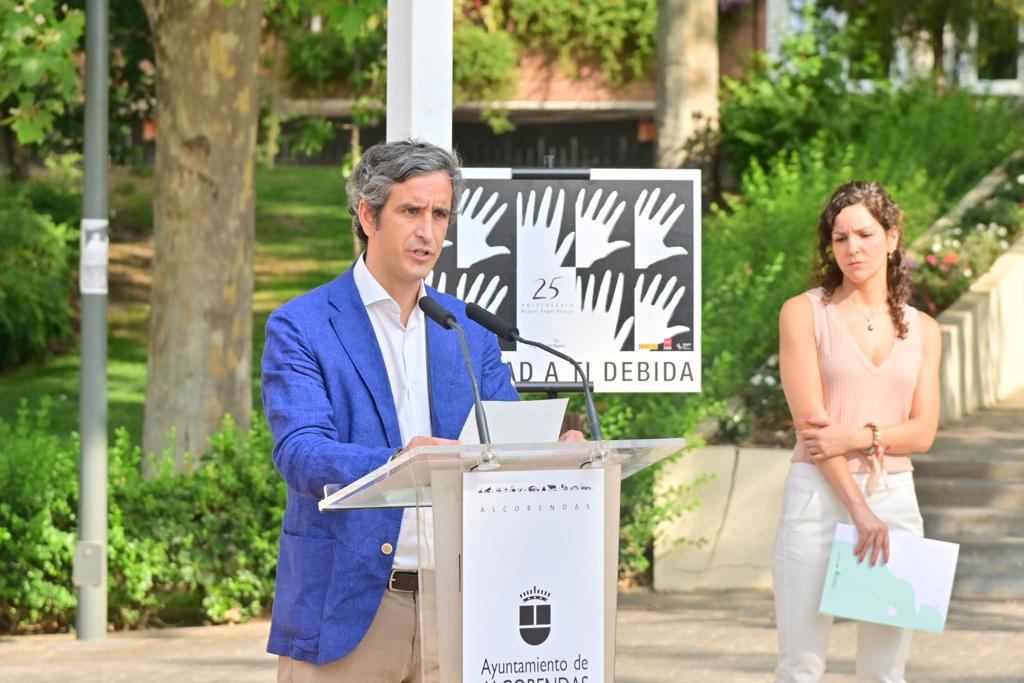 Homenaje a Miguel Ángel Blanco intervención del alcalde