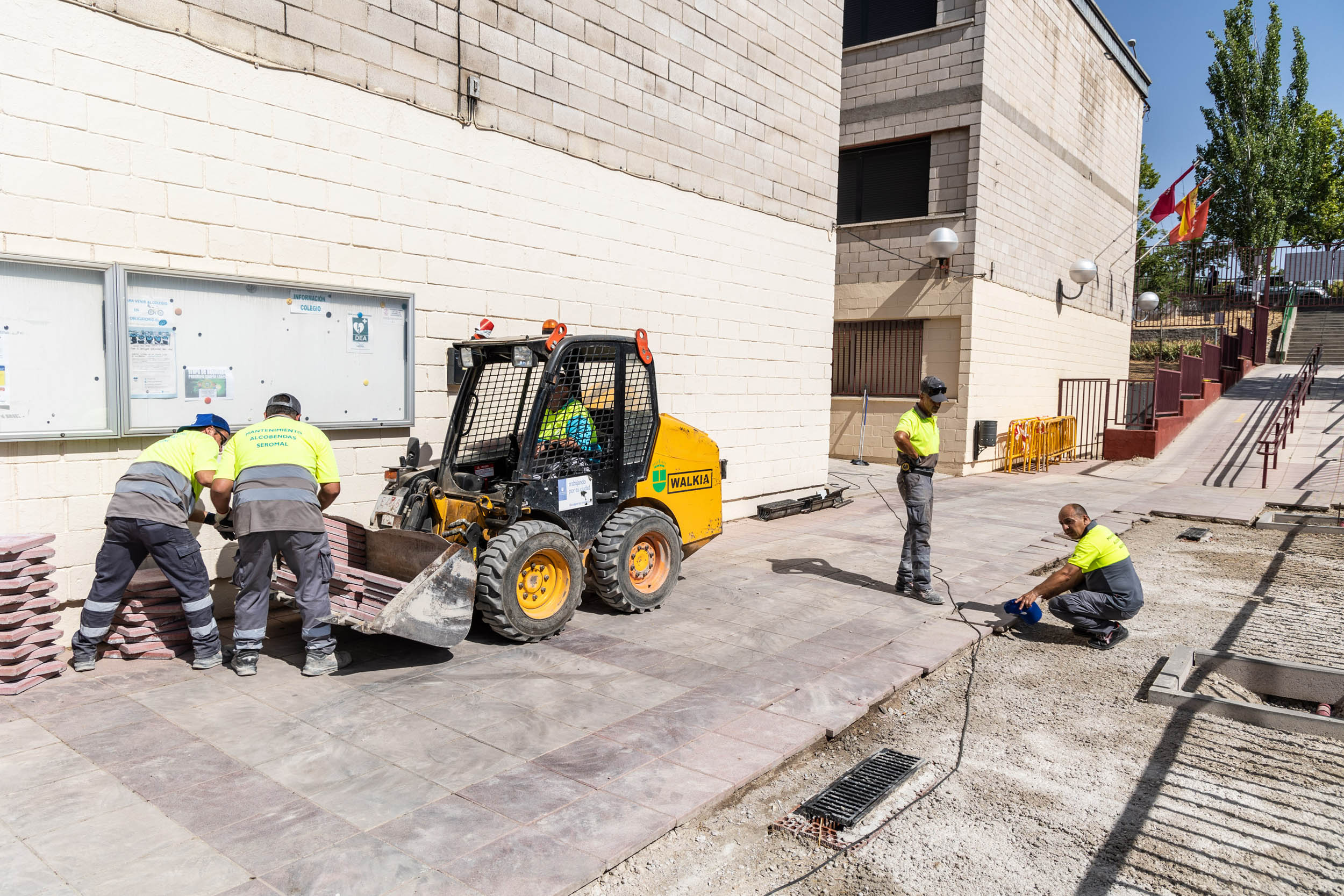 Obras en el colegio García Lorca