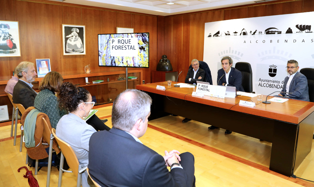 Para el alcalde de Alcobendas este parque forestal es un gran pulmón verde, un proyecto por y para toda la ciudad