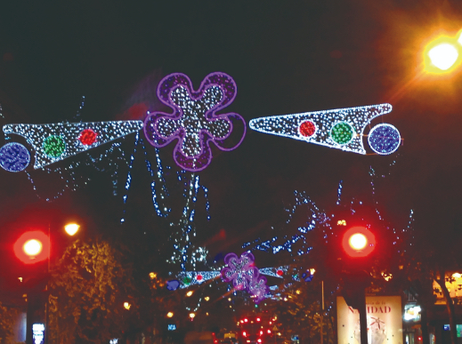 Alcobendas ahorrará un 30% este año en alumbrado navideño