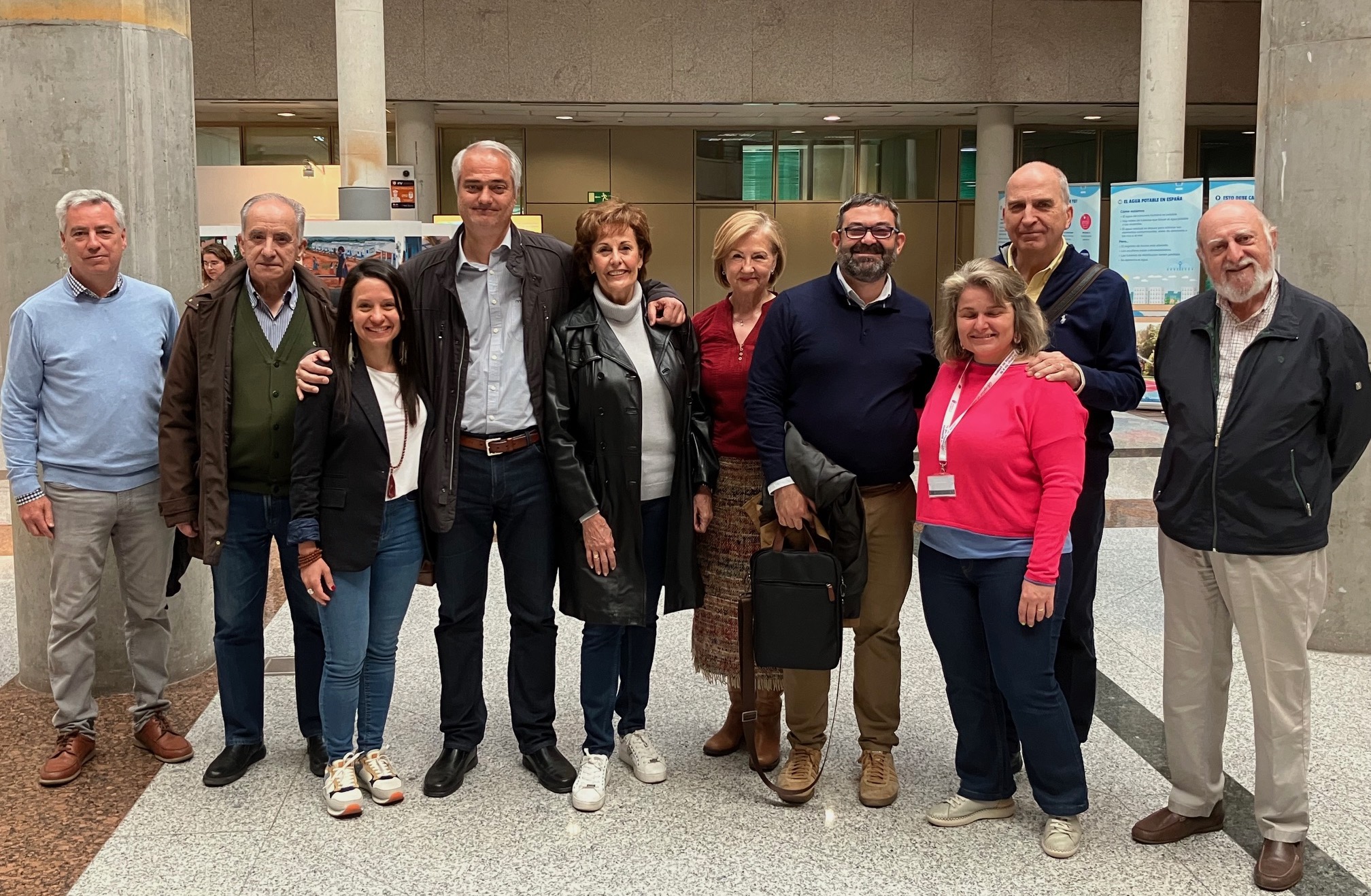 Foto de grupo de los cooperantes de varias entidades