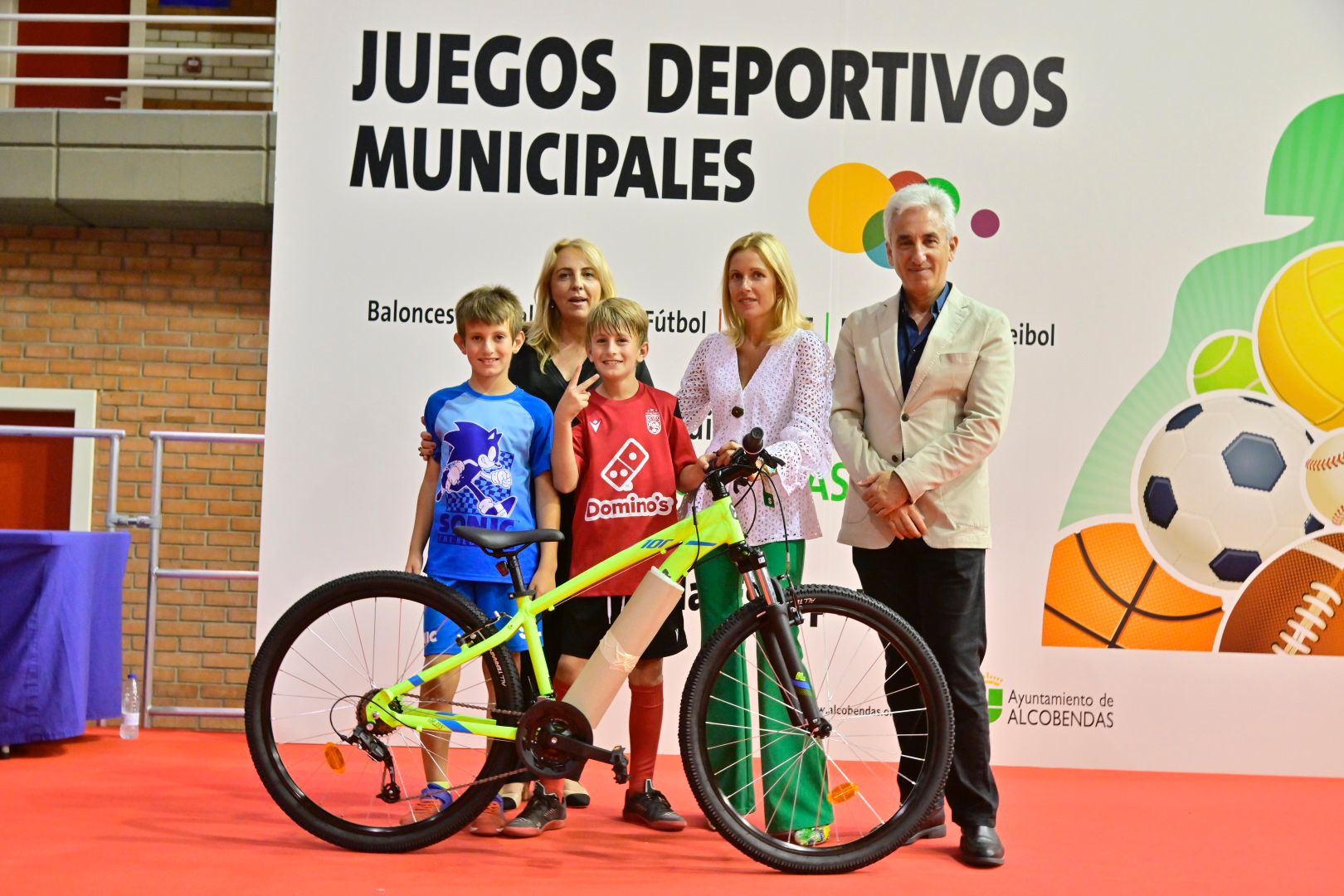 Juegos Deportivos sorteo bicicleta