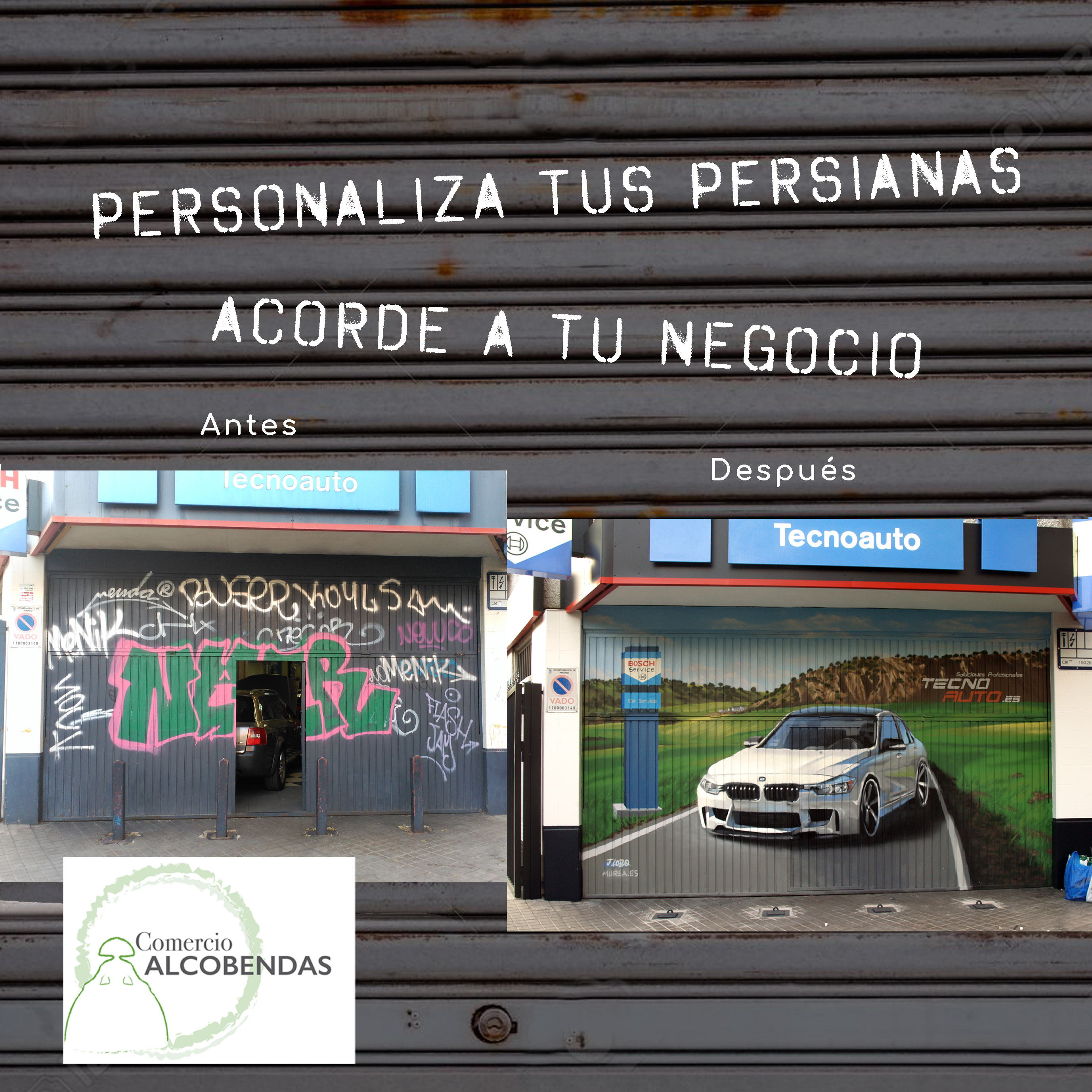 Cartel decora tu cierre