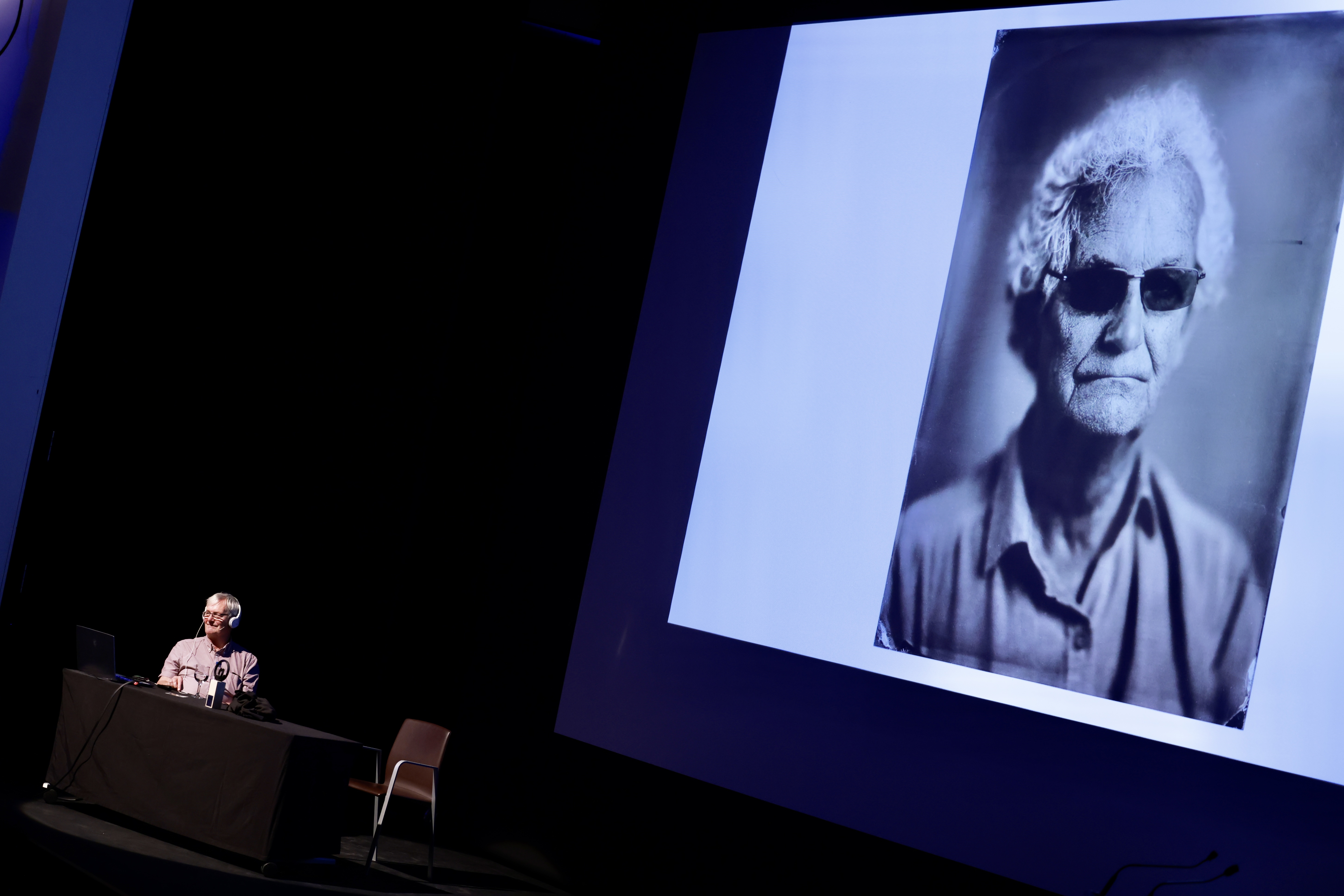 Martin Parr, entrega premio, clase magistral