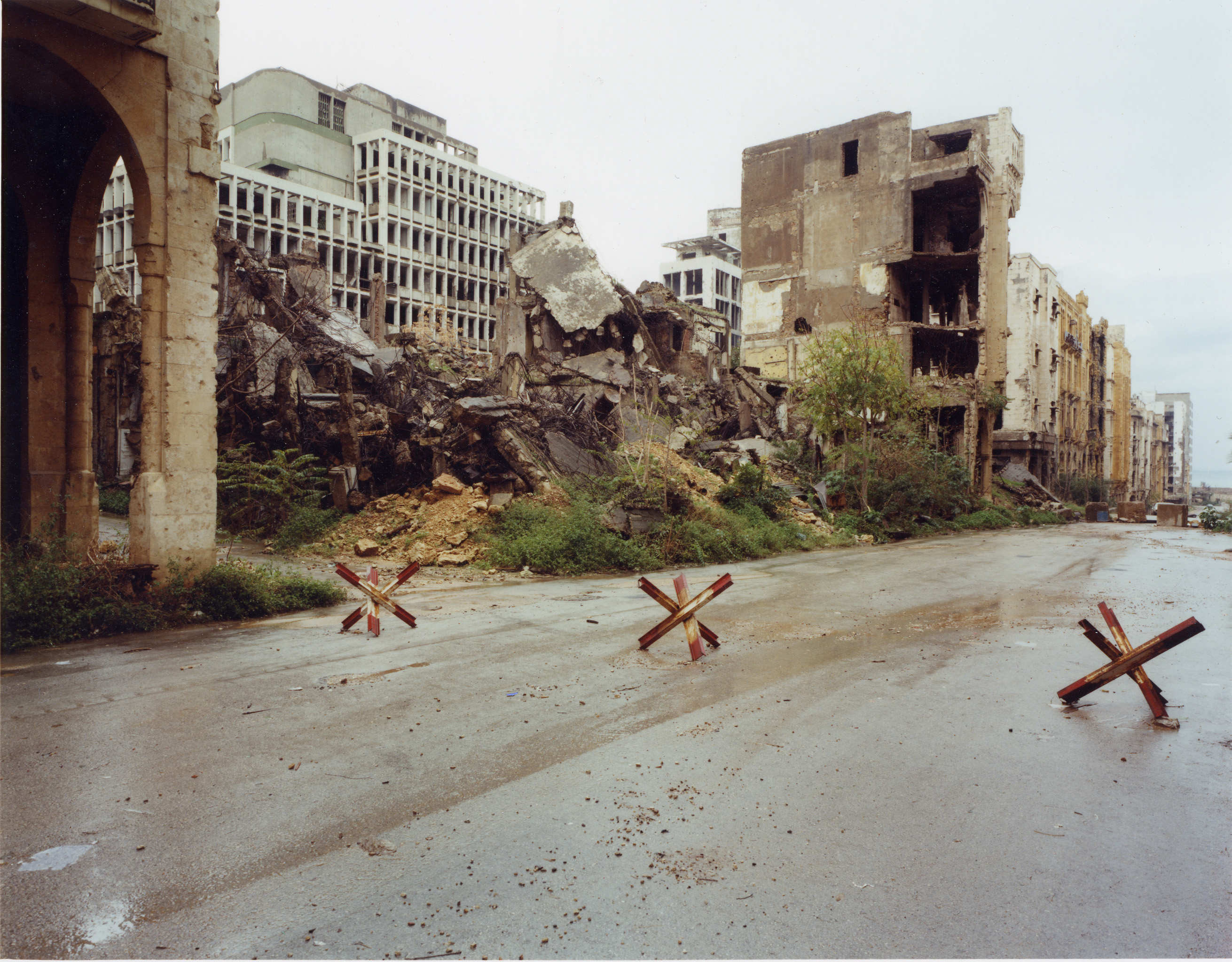 Exposición de la colección Oliva Arauna fotografía de Basilico Beirut