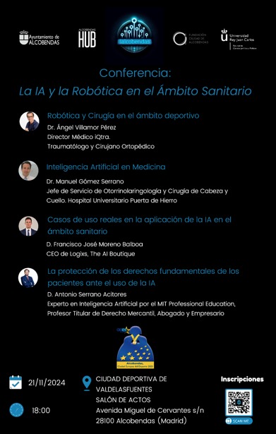 Imagen para ciclo de conferencias IA. Noviembre