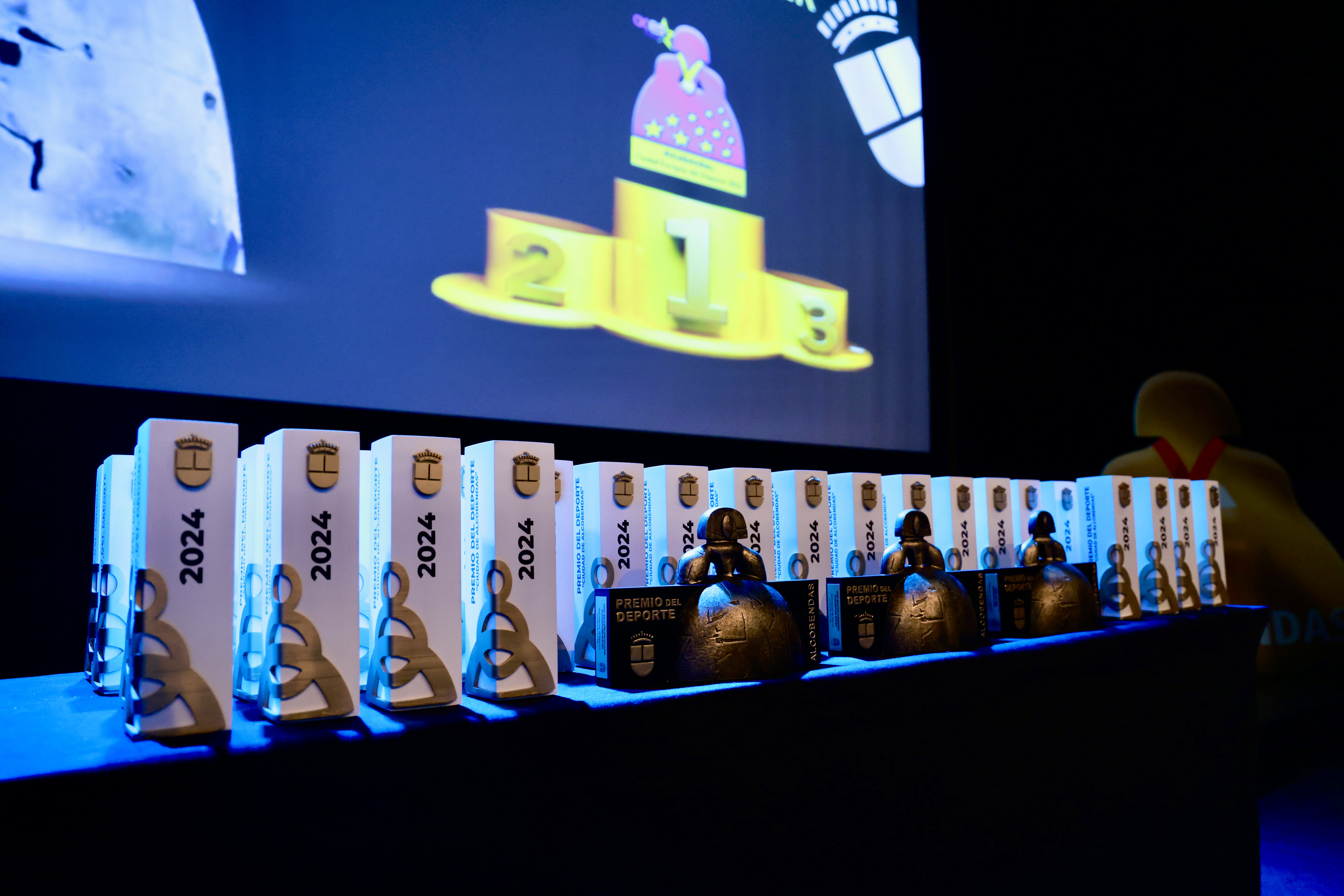 Imagen de los premios que se entregaron en la Gala de los Premios del Deporte 2024 Categoría Máster