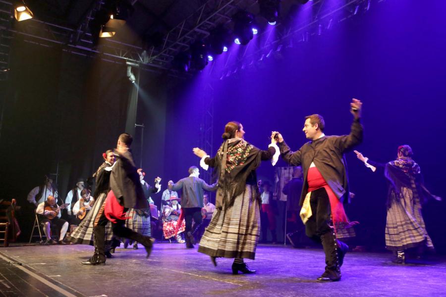 Festival Floklórico del Día de Castilla y León - Imagen de un momento de la actuación del grupo floklórico.