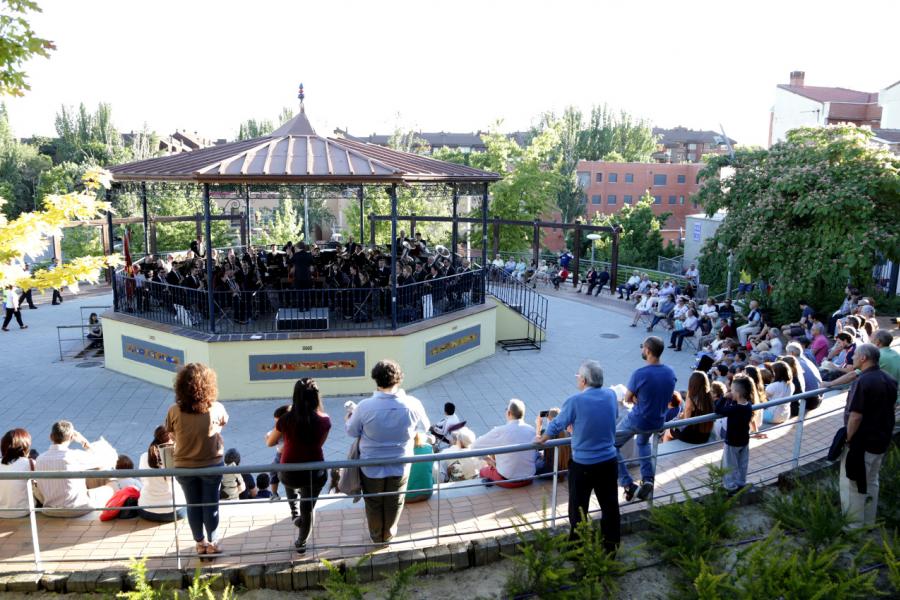 Concierto de Verano en el Templete del Parque de Cataluña - Imagen posterior del concierto.