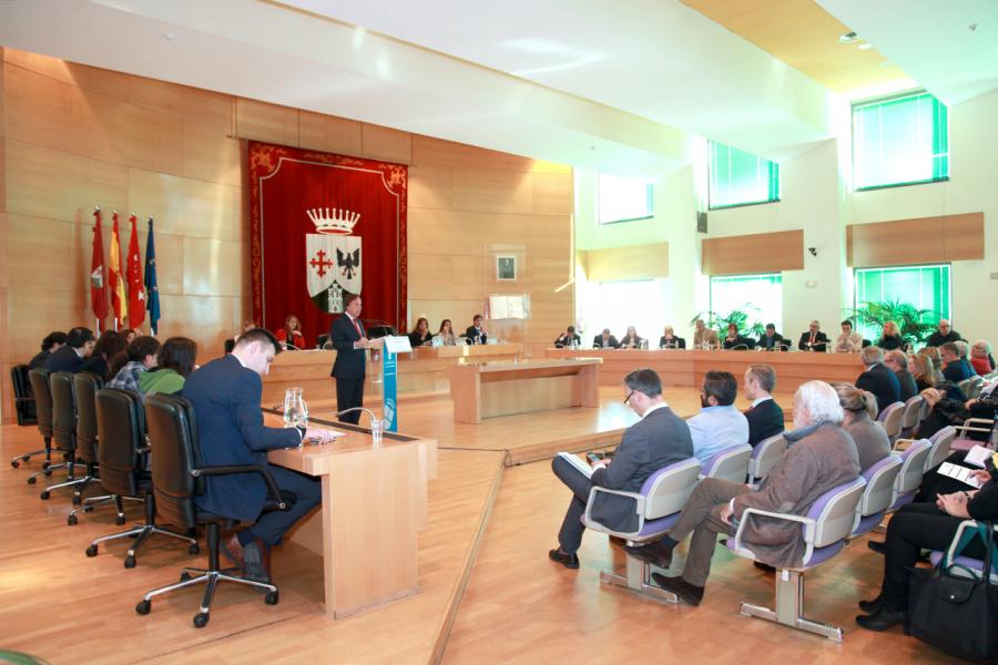 Debate General de Política Municipal de Alcobendas -  Panorámica del salón de actos. 