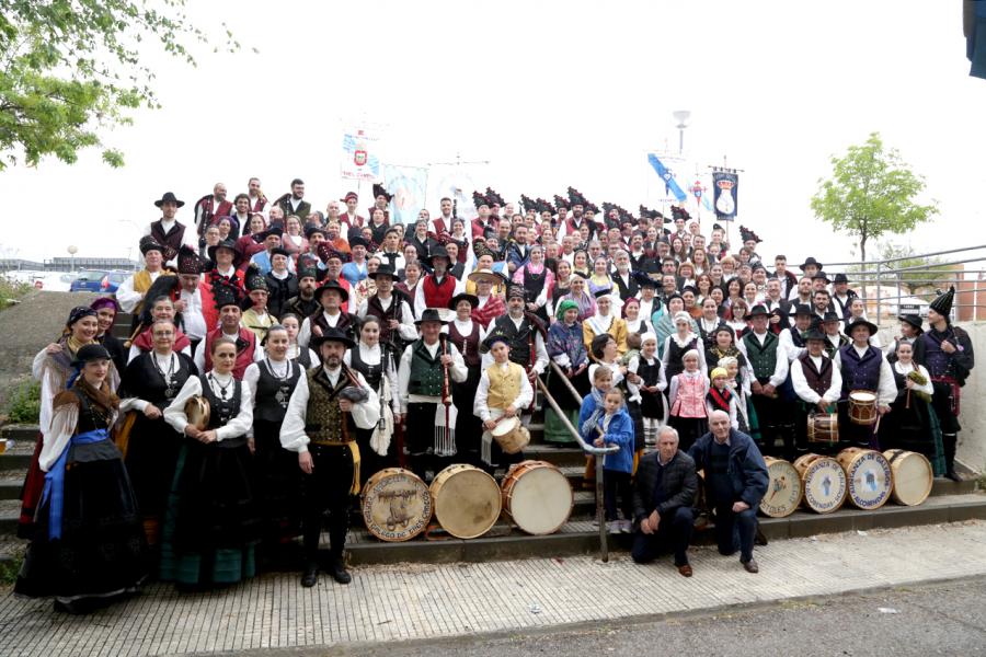 XVIº Encuentro de Gaitas - Posado de todos los gaiteros.