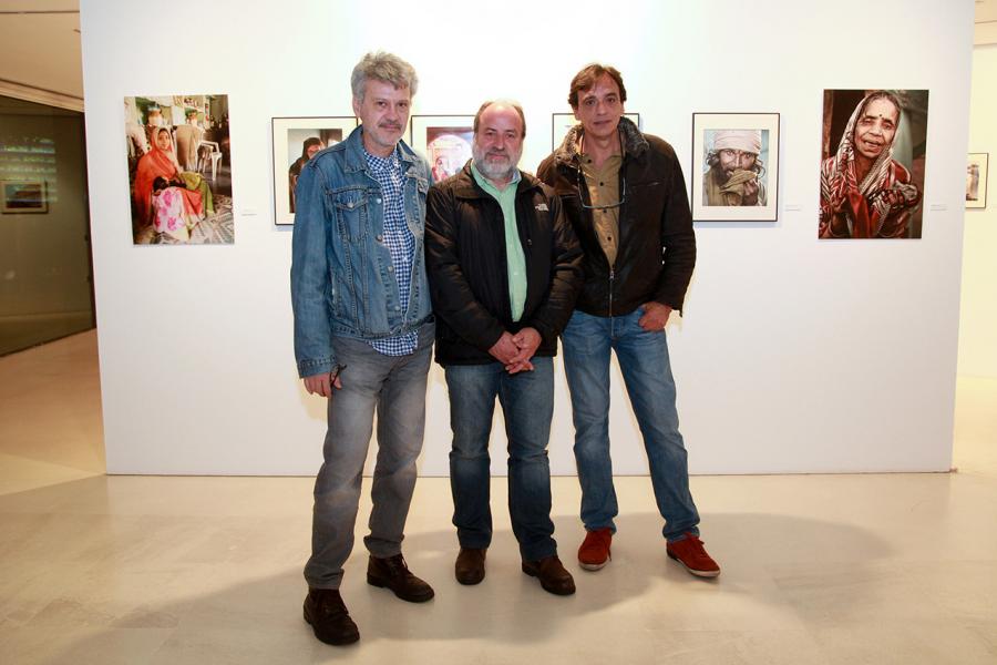 Inauguración Exposición "La India - Tres Miradas" en el C.C. Anabel Segura - Los autores.