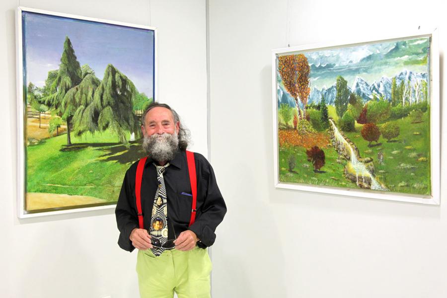 Inauguración Exposición de José Luis Rivera "Pinturas al Óleo" - El autor.