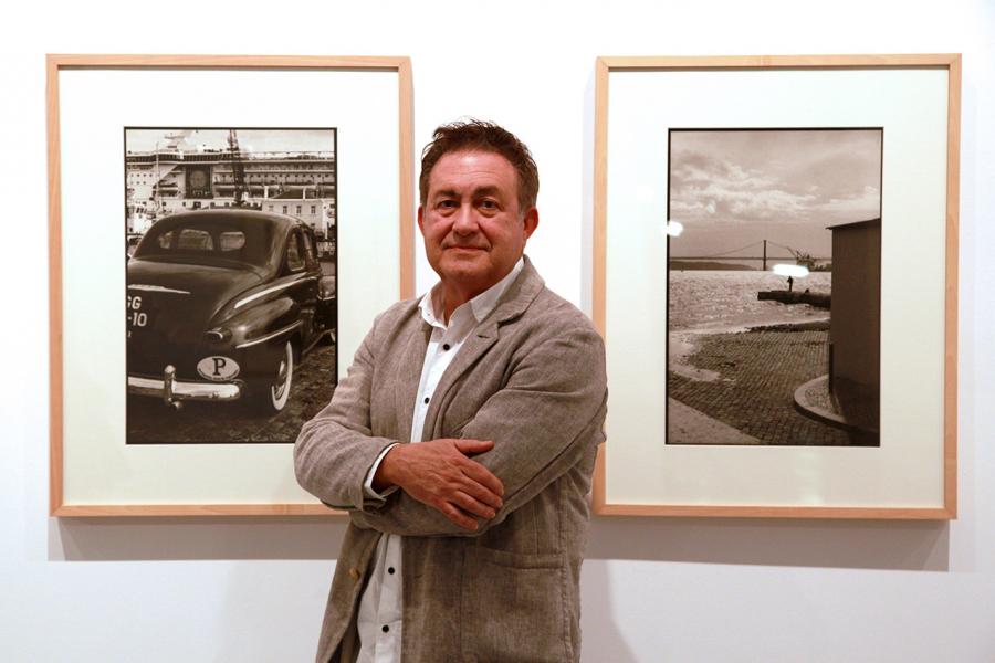 Inauguración de la Exposición "Lisboa Revisitada" de Manuel Sonseca - El autor.
