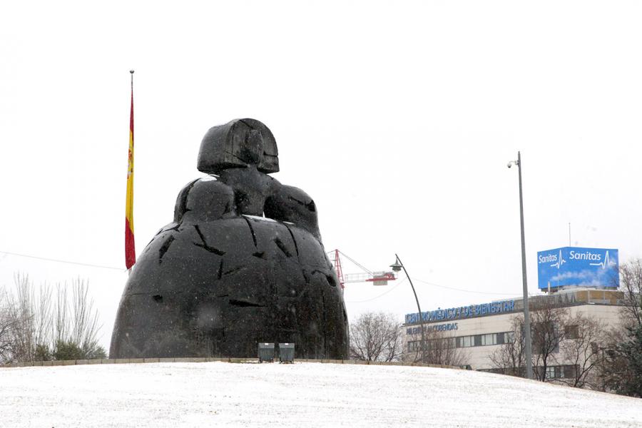 Imagenes Nevada Caída en Alcobendas - La Menina nevada.