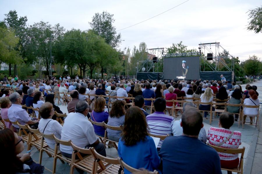 Retransmisión de la Ópera Otello desde el Teatro Real - Imagen del público asistente.