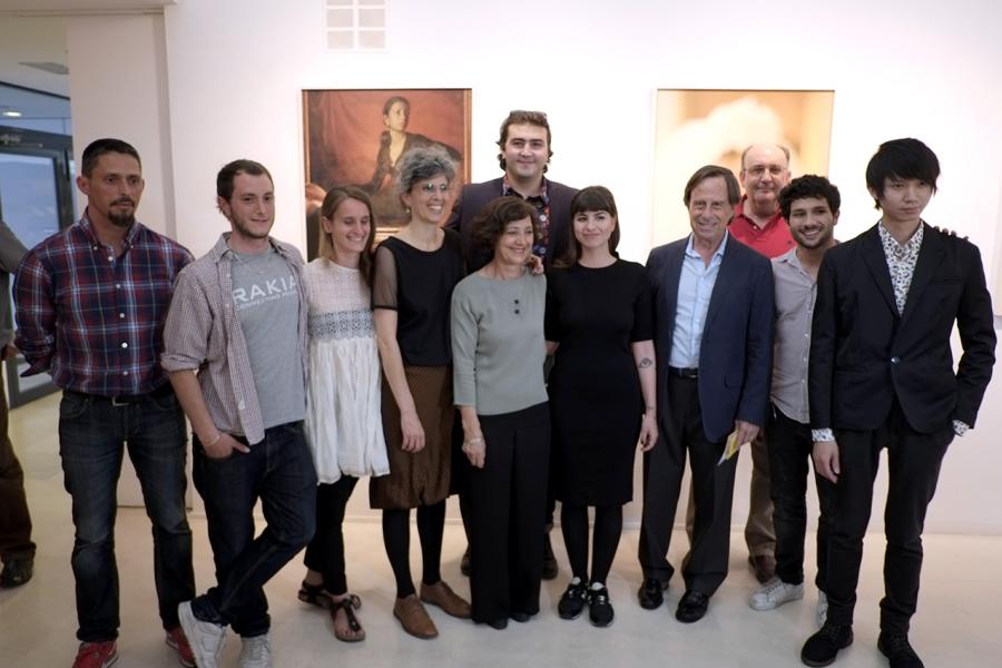 Inauguración Exposición Confines Master PhotoEspaña PIC.A - García de Vinuesa asistiendo a la inauguración de la exposición.