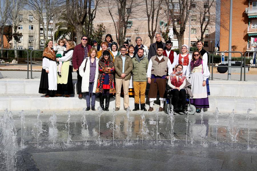  Rafael Sánchez Acera, Autoridades y Participantes. Inauguración Parque de Asturias y Cantabria - 2020