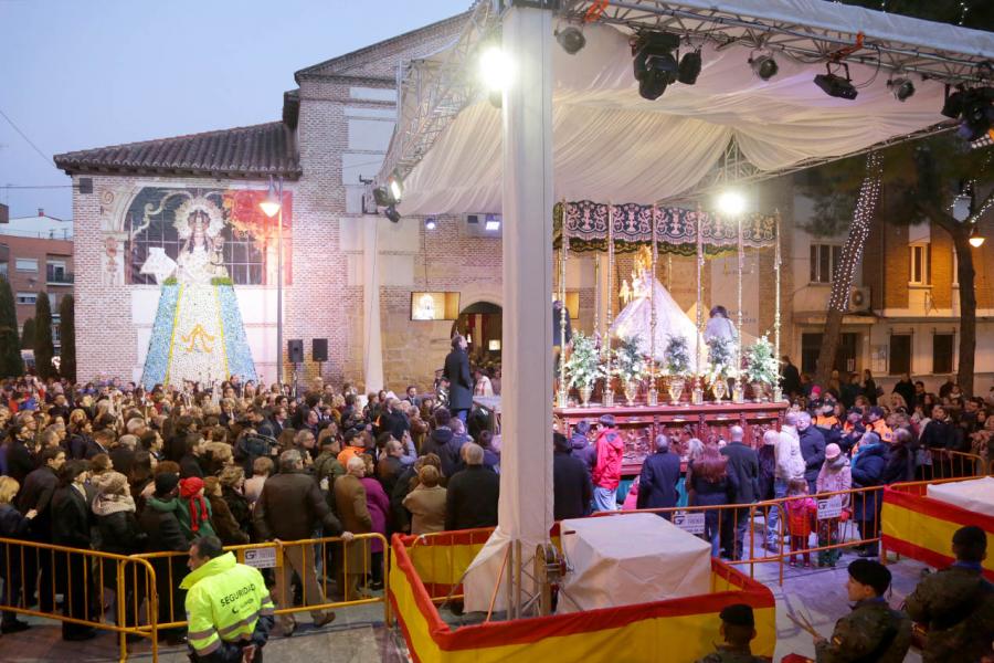 Procesión de la Virgen de La Paz 2017 - Vista general de la procesión.