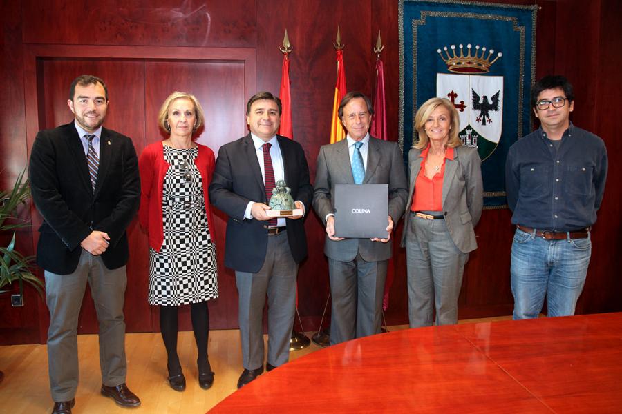 Recepción al Alcalde de Colina (Chile) -  Recepción de bienvenida.