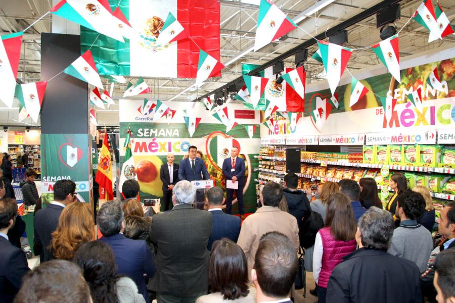 Inauguración de la Semana de México en Carrefour -2020