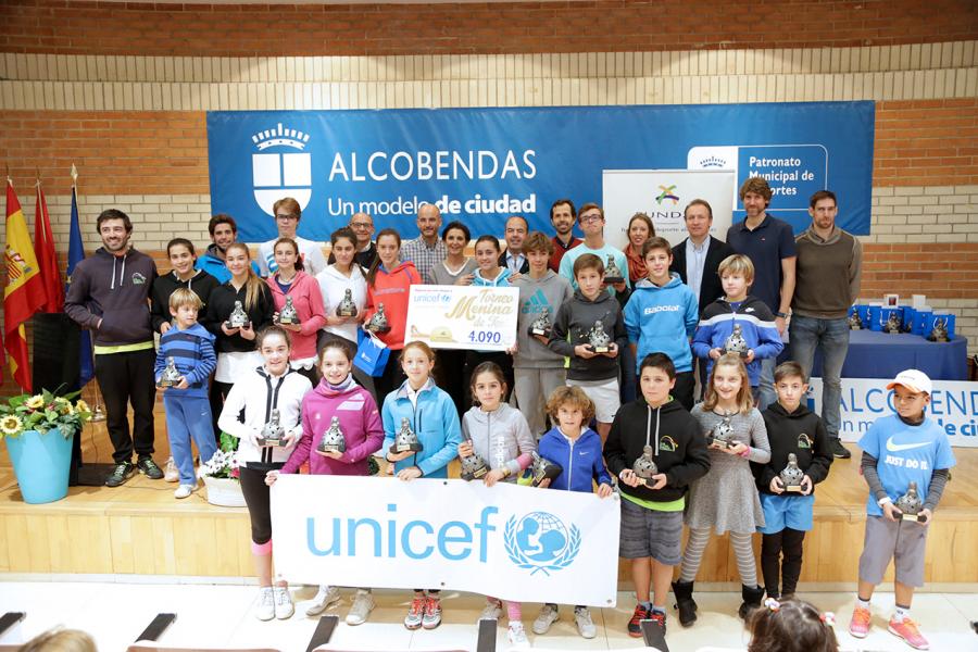 Premios Torneo Menina de Tenis - Imagen de todos los premiados.
