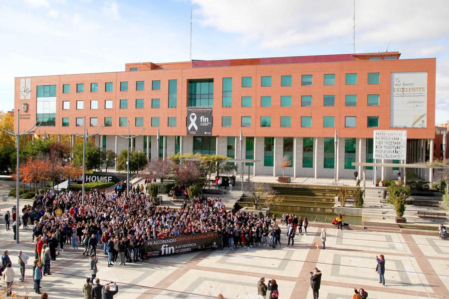 Vista cenital de la plaza