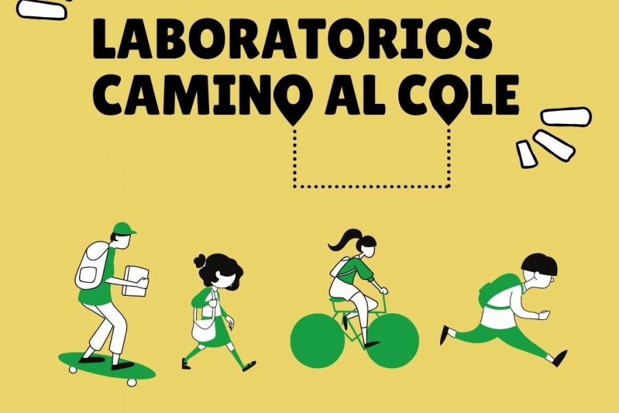 Cartel oficial de la iniciativa Laboratorios Camino al cole