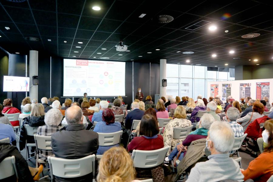 Miércoles en Abierto - Charla de Margarita del Val - Imagen panorámica del lugar donde se celebra la charla, el espacio Miguel Delibes.