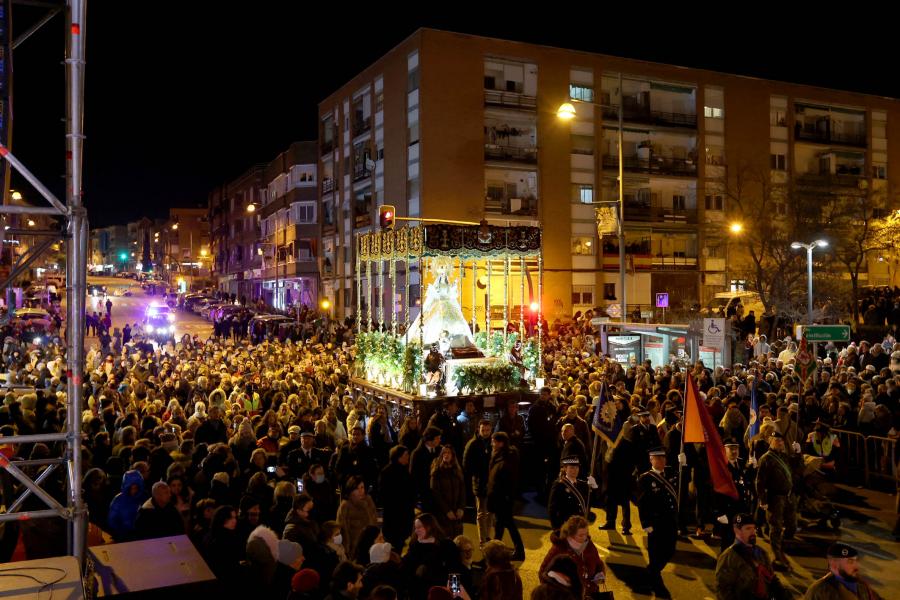 Procesión Virgen de la Paz 2023 - Imagen de un momento de la procesión de la Virgen de la Paz.