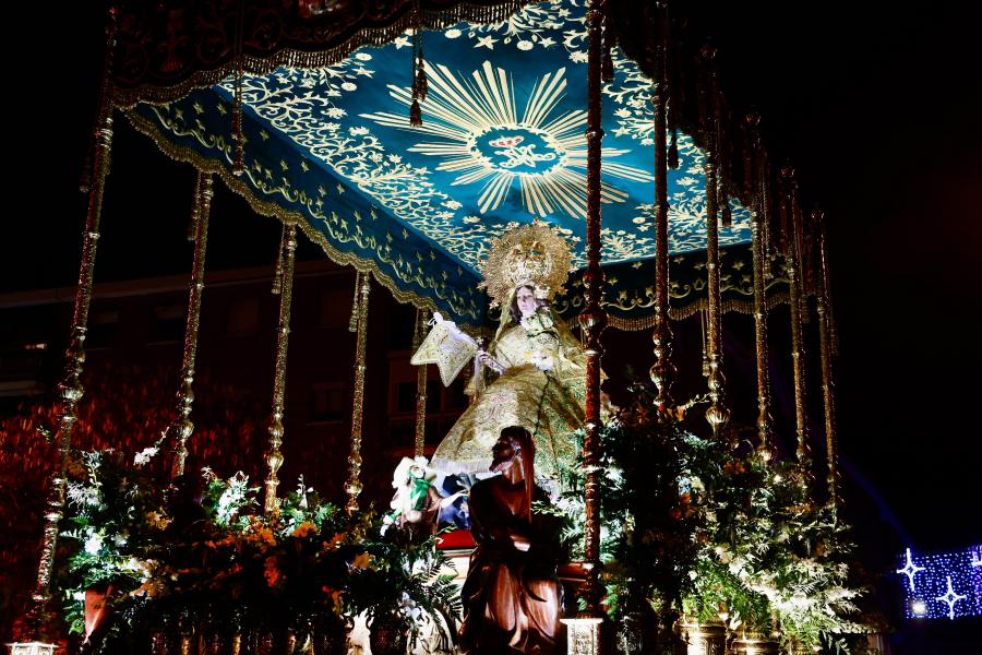 Procesión de la Virgen de la Paz 2024, imagen de la virgen de la paz