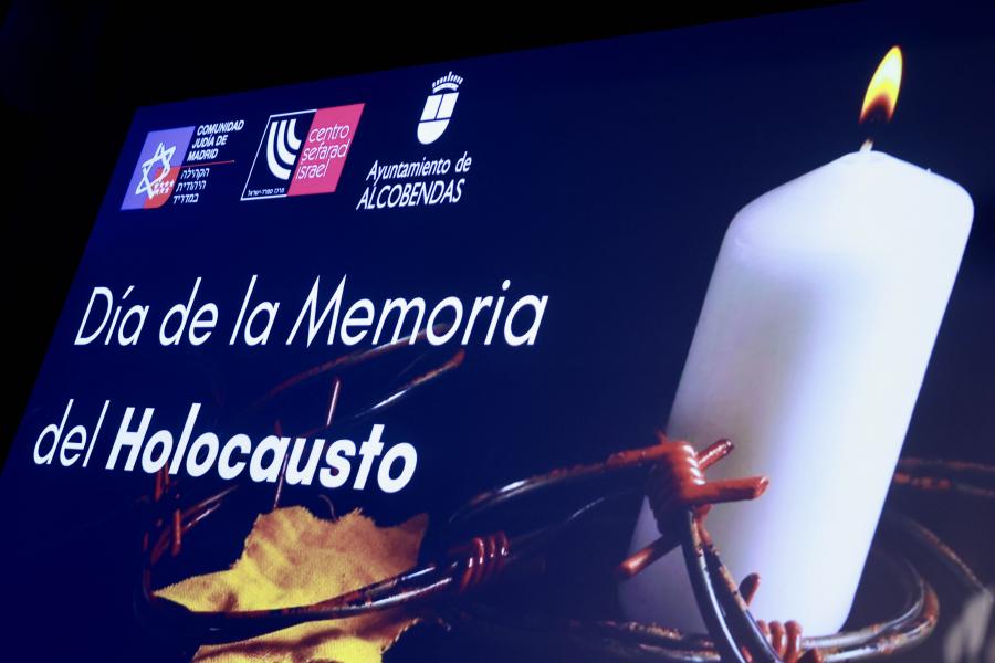 Día de la Memoria del Holocausto 2024, escenario del auditorio