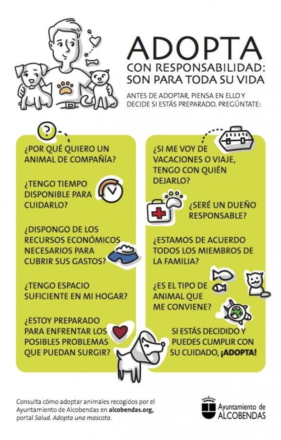 Adopta con responsabilidad: son para toda su vida