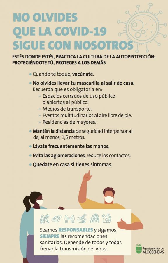 No olvides que la Covid-19 sigue con nosotros.
