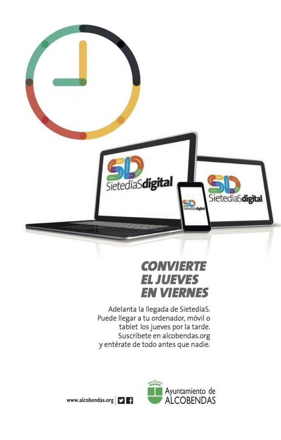 Sietedías Digital. Convierte el jueves en viernes.