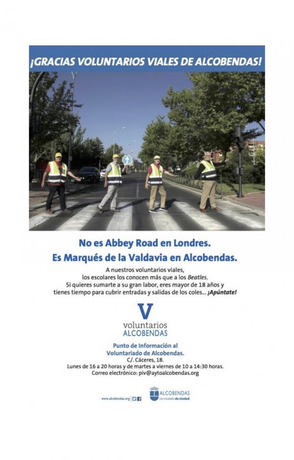 ¡GRACIAS VOLUNTARIOS VIALES DE ALCOBENDAS!